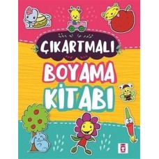 Çıkartmalı Boyama Kitabı (Sticker Hediyeli)