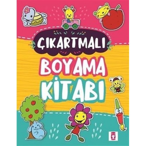 Çıkartmalı Boyama Kitabı (Sticker Hediyeli)