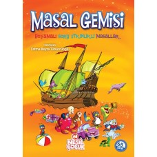 Masal Gemisi Boyamalı Soru Etkinlikli Masallar