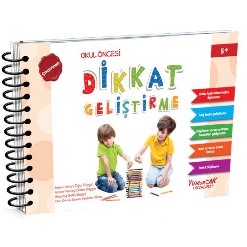 Dikkat Geliştirme 5 Yaş Kitabı