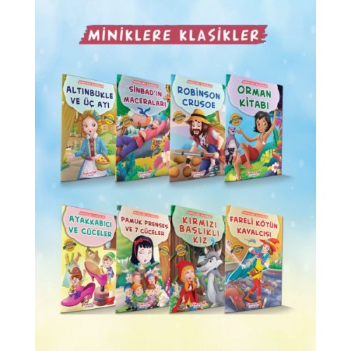 Miniklere Klasikler Seti (8 Kitap Takım)