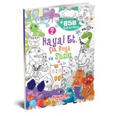 Hayal Et-Çiz-Boya-Süsle 850 Çıkartma -2