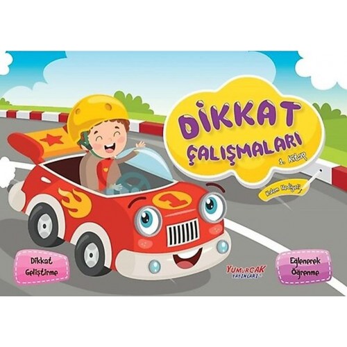 Dikkat Çalışmaları 1. Kitap (Kalem Hediyeli)