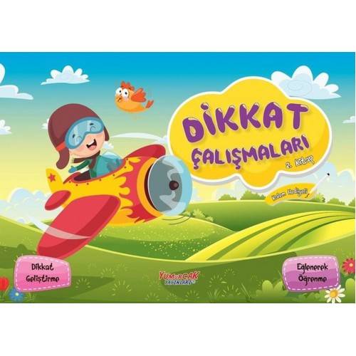 Dikkat Çalışmaları 2. Kitap (Kalem Hediyeli)