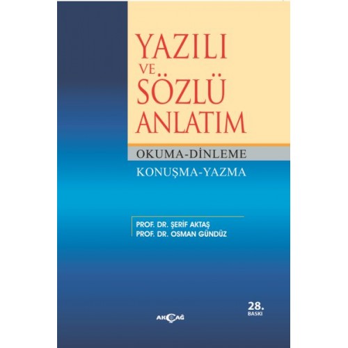 Yazılı ve Sözlü Anlatım