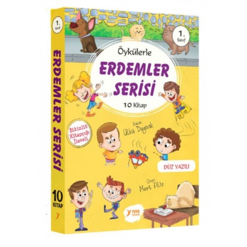 Öykülerle Erdemler Serisi 1. Sınıf 10 Kitap