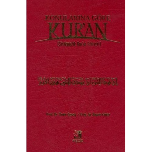 Konularına Göre Kur'an (Sistematik Kur'an Fihristi) Büyük Boy