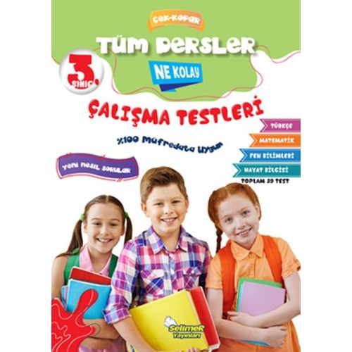 3. Sınıf Tüm Dersler Çek-Kopar Ne Kolay Çalışma Testleri