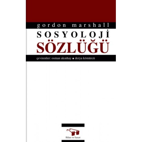 Sosyoloji Sözlüğü