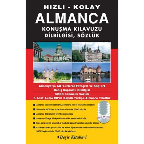 Hızlı Kolay Almanca Konuşma Kılavuzun Dilbilgisi Sözlük Karekod'lu