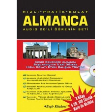 Hızlı Pratik Kolay Almanca Audio CDli Öğrenim Set