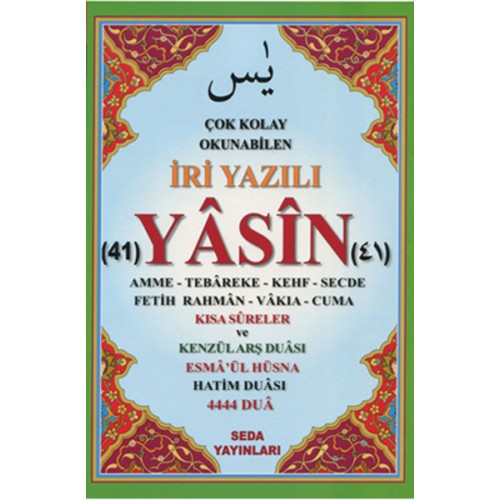 Çok Kolay Okunabilen İri Yazılı 41 Yasin ( Fihristli, Cami Boy)