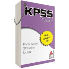 Delta Kültür KPSS Türkçe Strateji Kartları