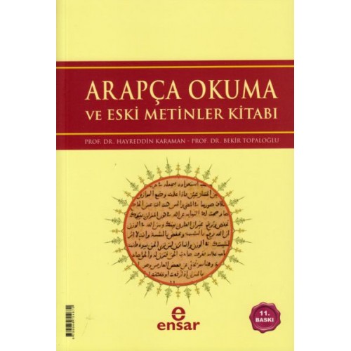 Arapça Okuma ve Eski Metinler Kitabı