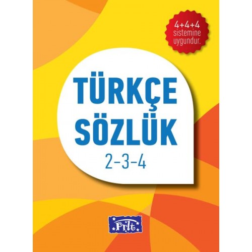 İlköğretim Türkçe Sözlük Karton Kapak 2-3-4