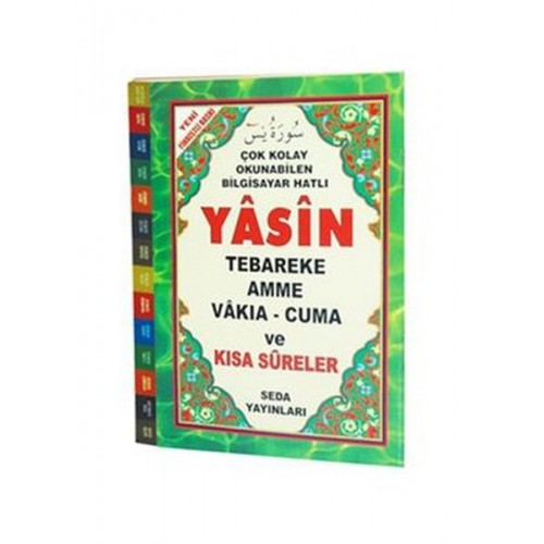 Yasin Tebareke - Amme - Vakıa - Cuma ve Kısa Sureler ( Fihristli, Hafız Boy, Kod:097)