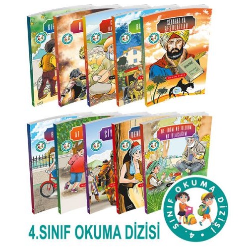 4. Sınıf Okuma Dizisi (10 Kitap Takım)